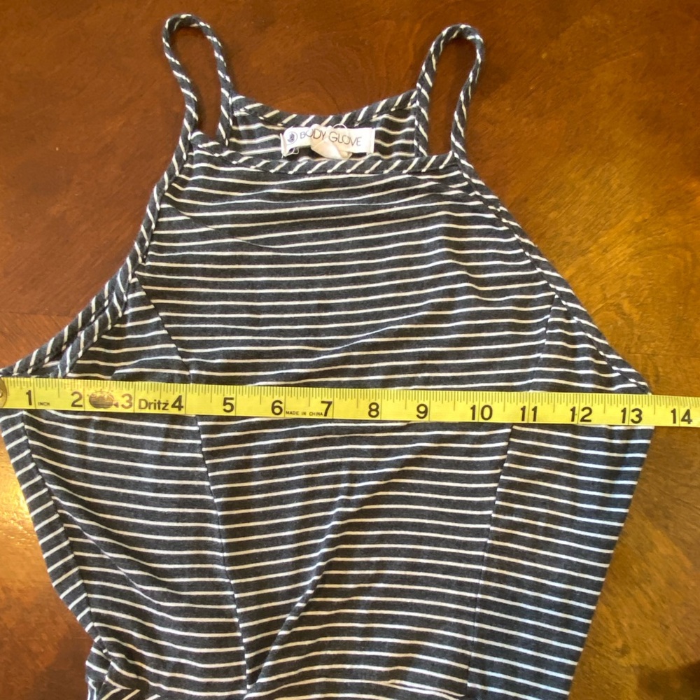 Body Glove Black and White Striped Mini Dress size Small - Picture 3 of 5